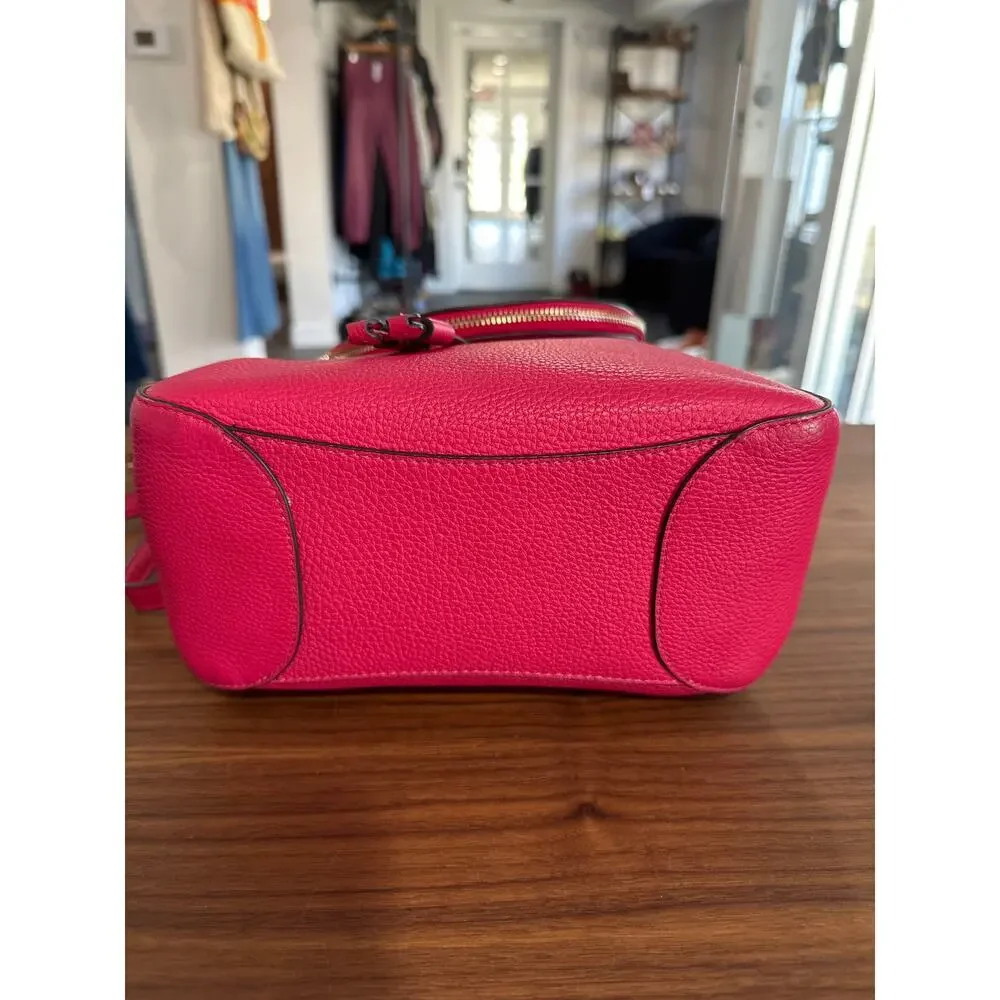 Kate Spade Leila Pebbled Leather Flap Backpack